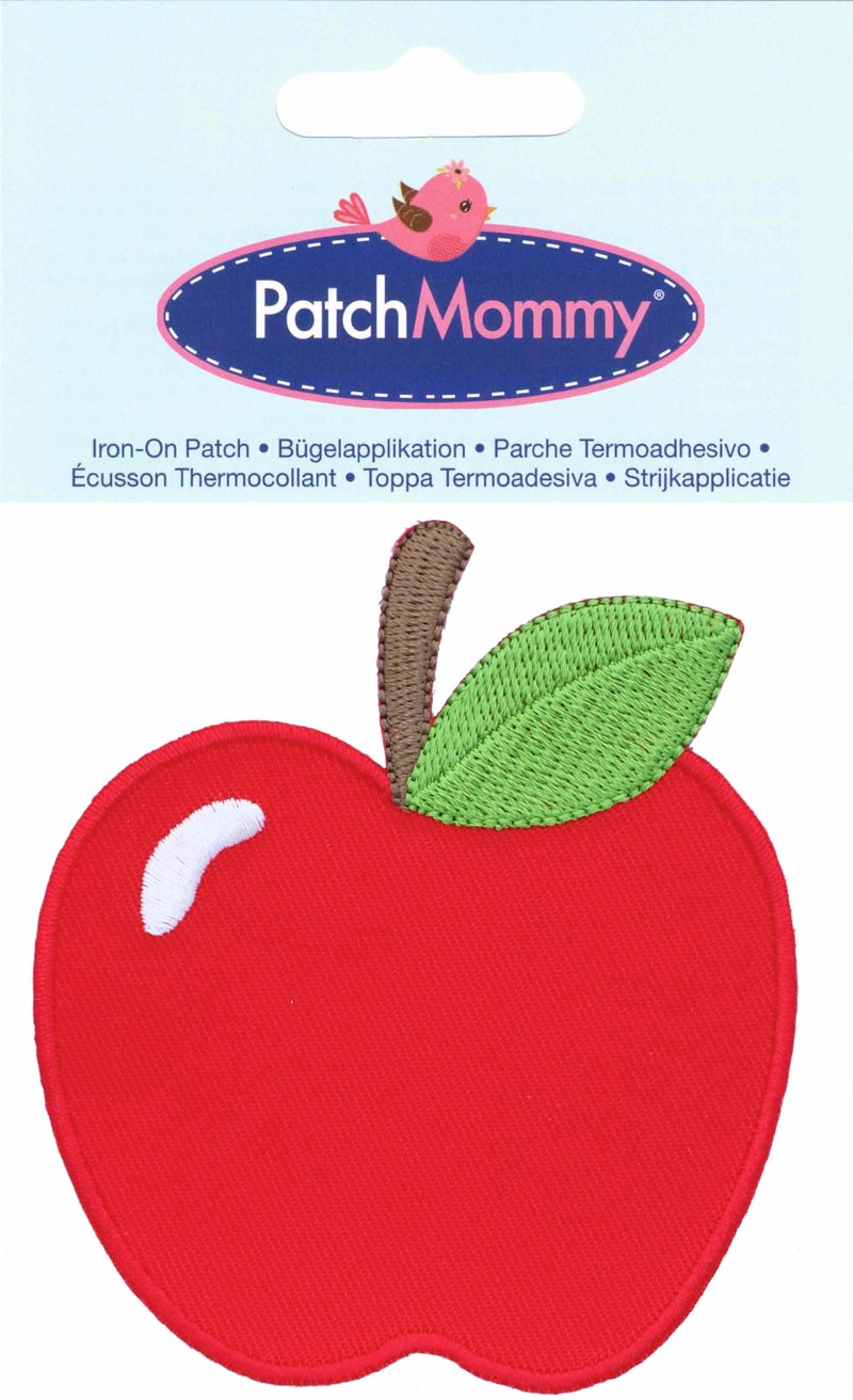 PatchMommy Apple Patch, Iron On/Sew On - Appliques for Kids Children - Image 3